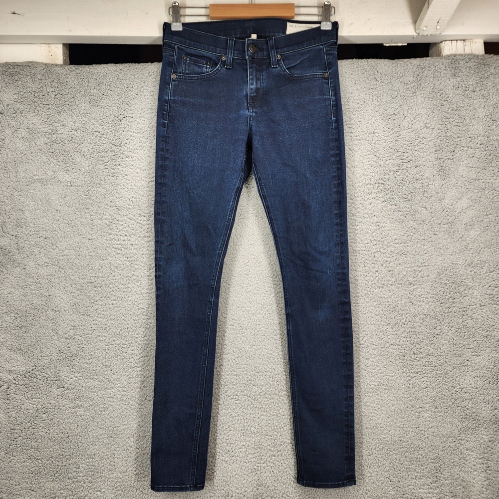 Rag Bone Jean High Rise Skinny Indigo Denim Women's‎ Jeans Size 26